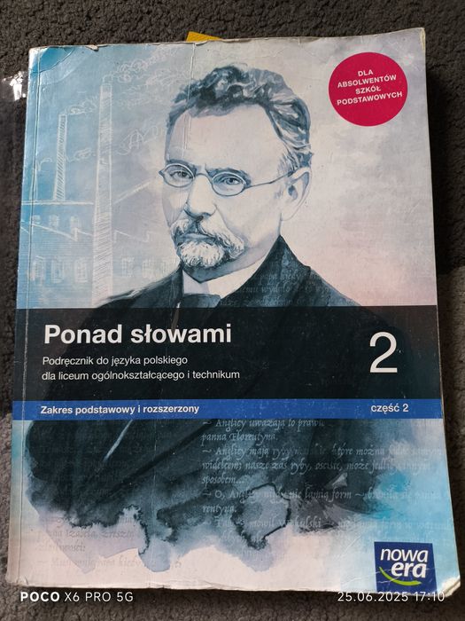 Ponad słowami 2  część 2 podręcznik do języka polskiego
