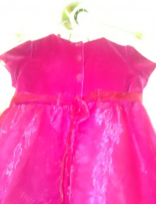 Piękna różowa sukienka dla księżniczki 5 6 lat na bal karnawałowy