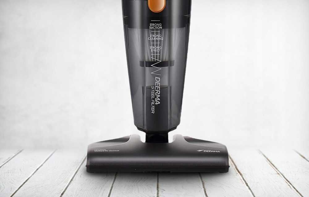 Вертикальный пылесос Deerma DX115C 600W 14000Pa HEPA