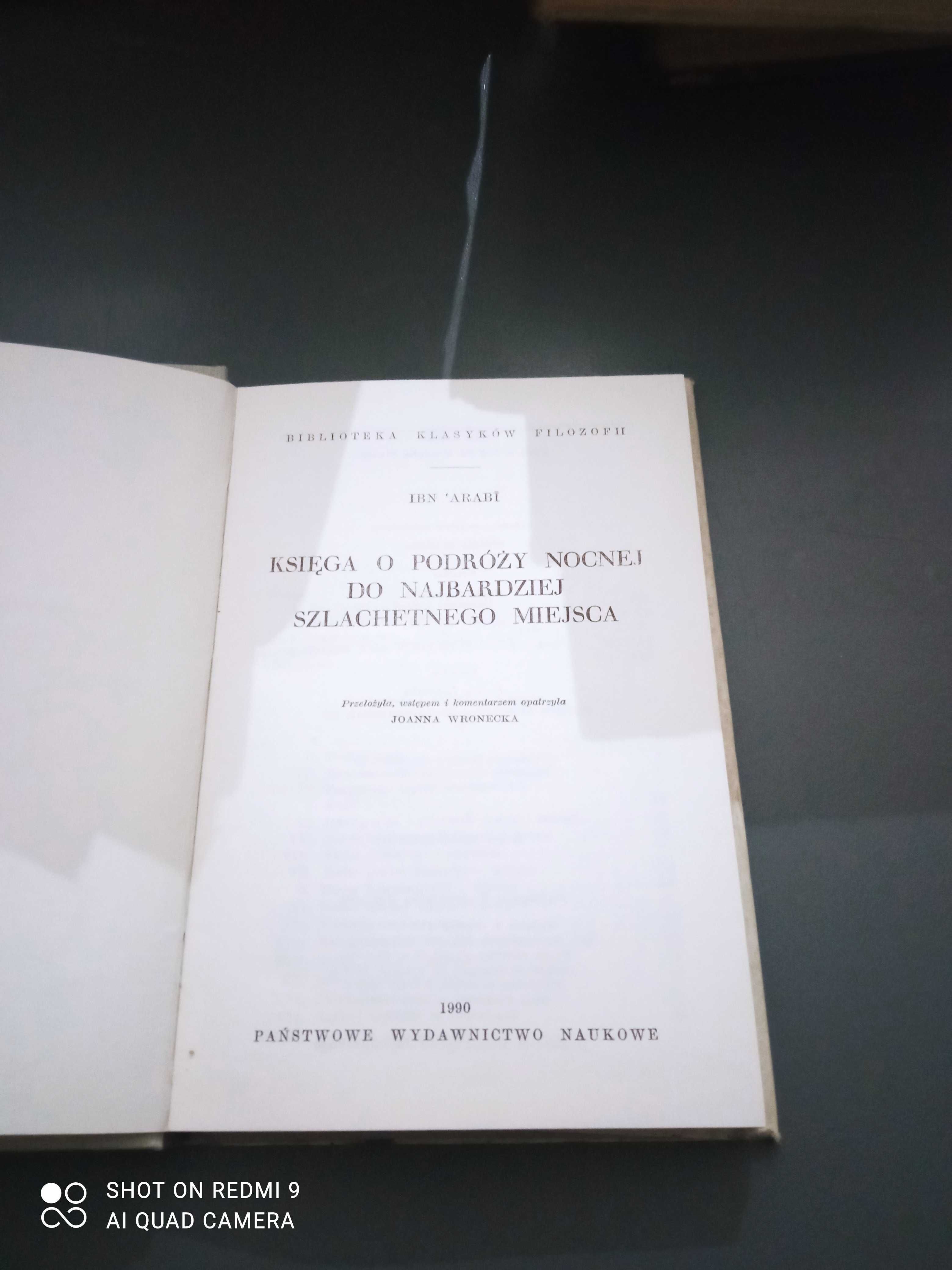 IBN ARABI Księga o podróży nocnej do najbardziej szlachetnego miejsca