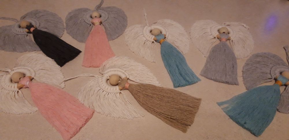 Anioł makrama handmade NOWE