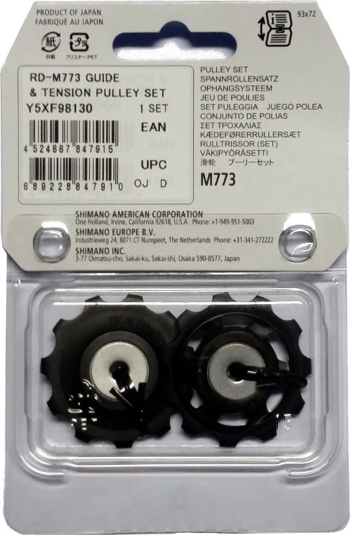 Kółka przerzutki Shimano DEORE XT M773 9/10 rzędów