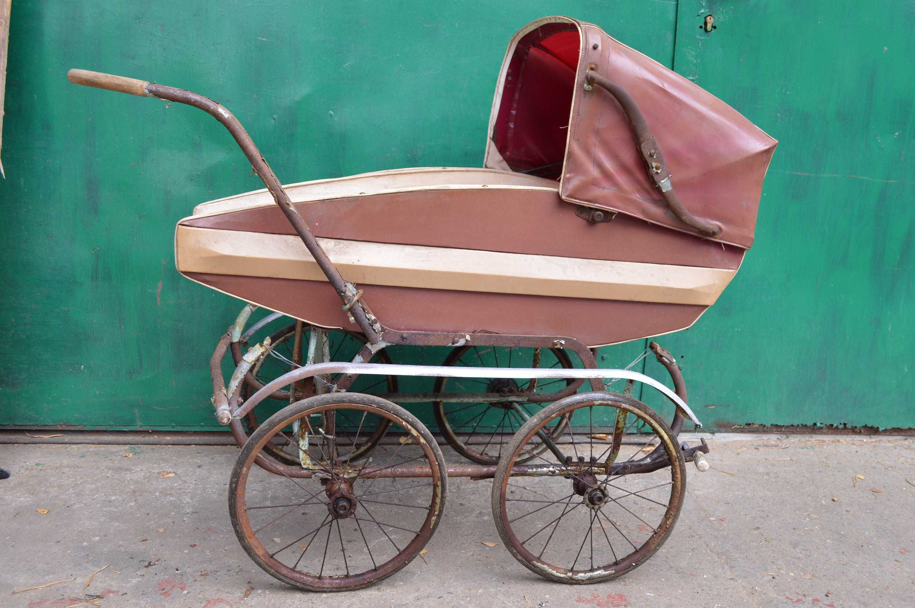 Wózek dziecięcy prl spacerowy retro vintage lata 60-70
