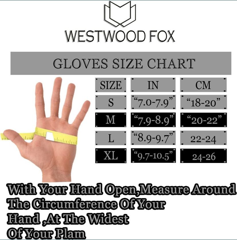 Westwood Fox Wfx Rękawiczki Rowerowe Termiczne Ciepłe  XL