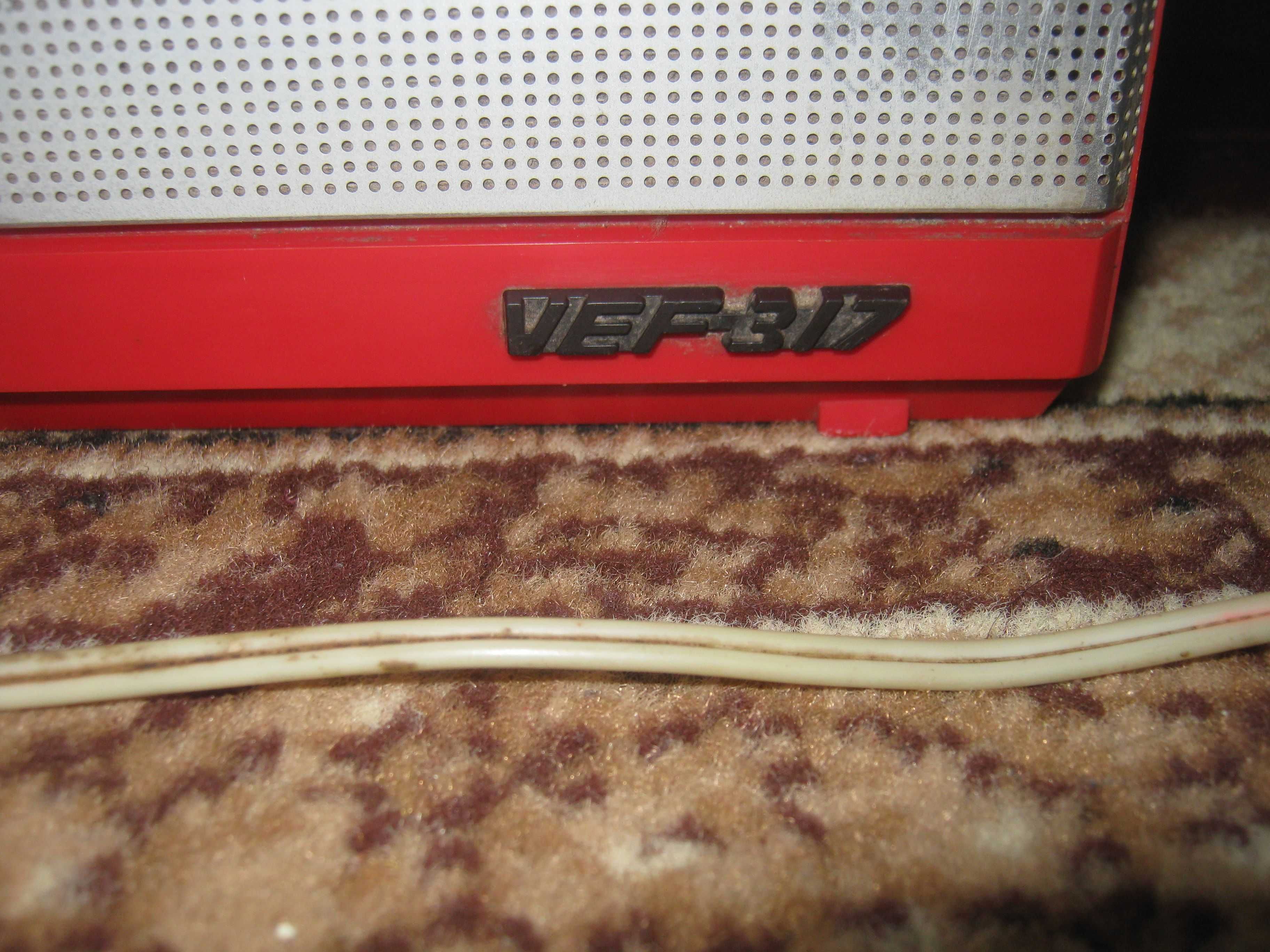 Радіоприймач радиоприёмник VEF 317 робочий б/у