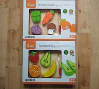 Kuchnia Drewniany Zestaw Deska Nóż Do Krojenia owoce Warzywa Viga Toys