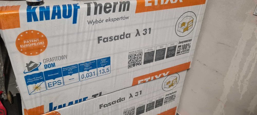 Styropian Knauf Term ETIXX Fasada λ 0,031 gr.25cm