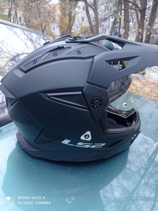 Эндуро шлем LS-2 Pioner 2 черный мат