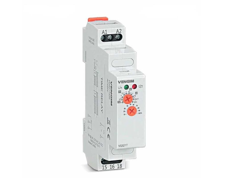 Реле із затримкою часу на ввімкнення  12v 24v 220v 230v AC/DC