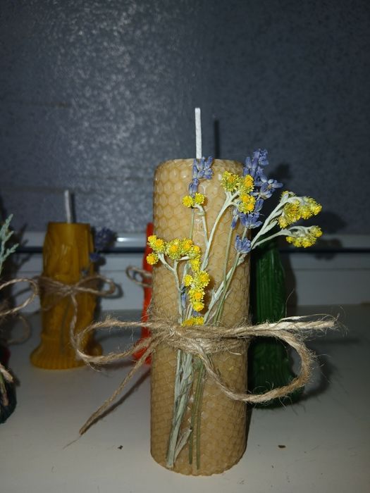 Восковые свечи воск 100%