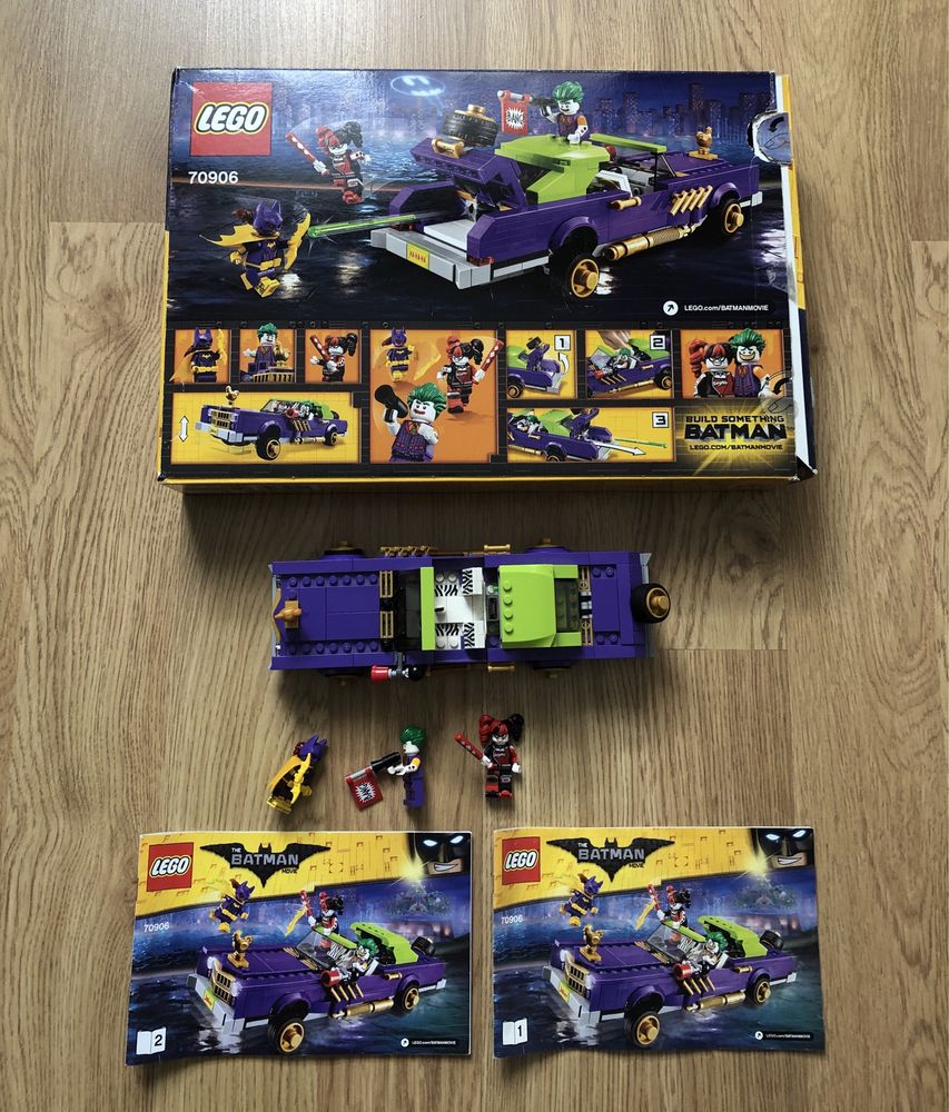 Lego Batman Movie 70906 Lowrider Jokera - kompletny zestaw