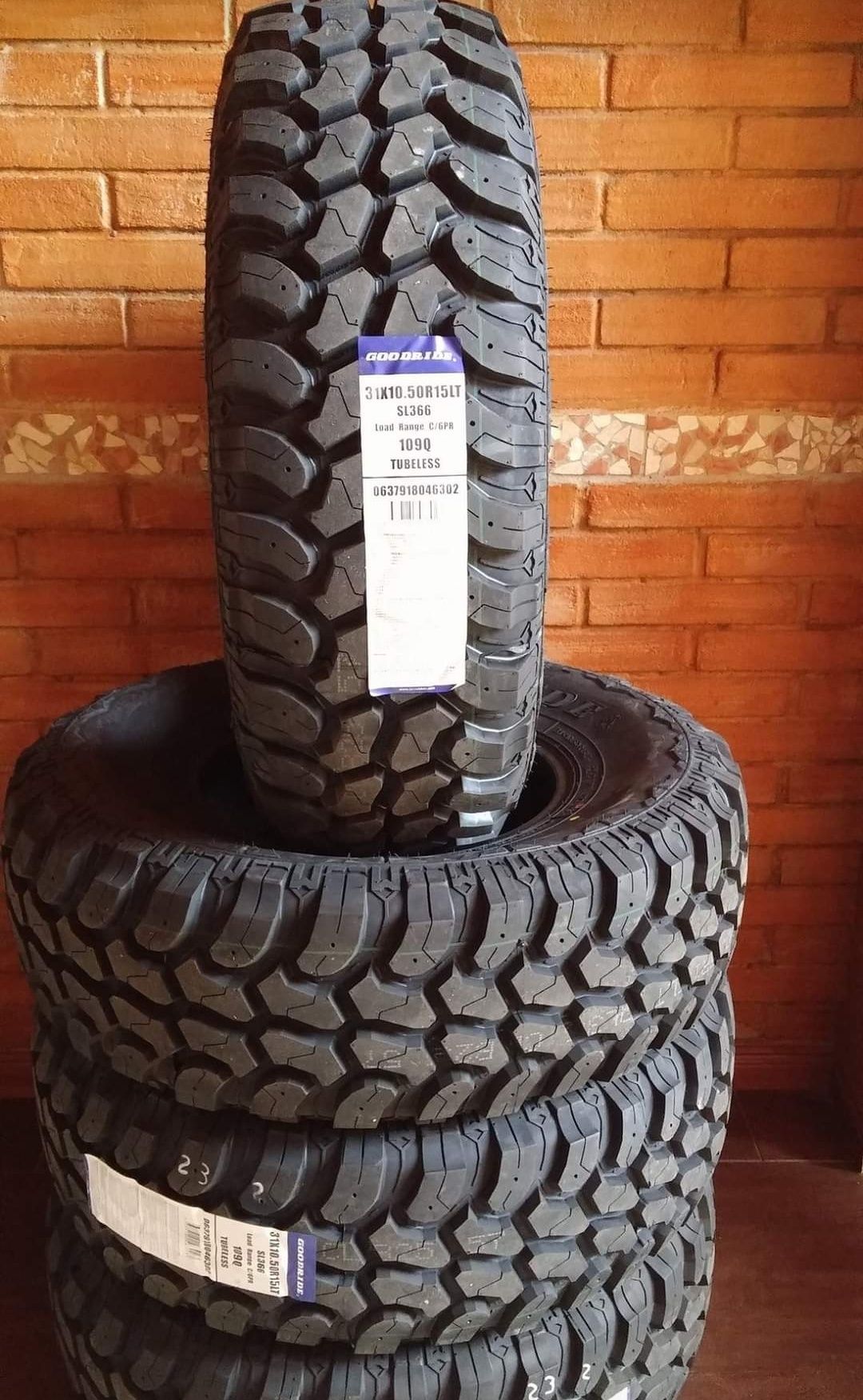 Pneus 31 10.5 r15