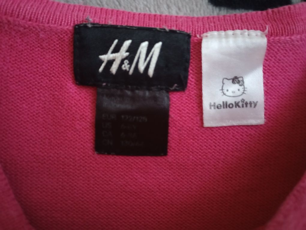 Sukienka dzianinowa Hello Kitty r. 122-128