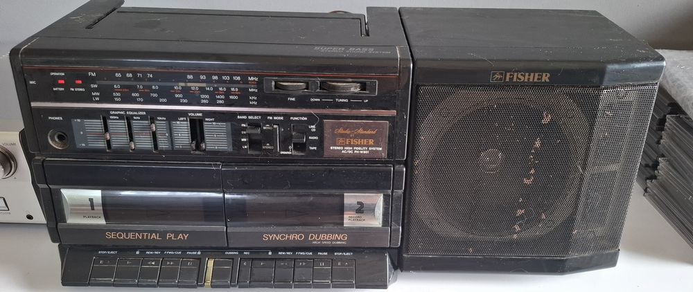 Radio magnetofon Fisher