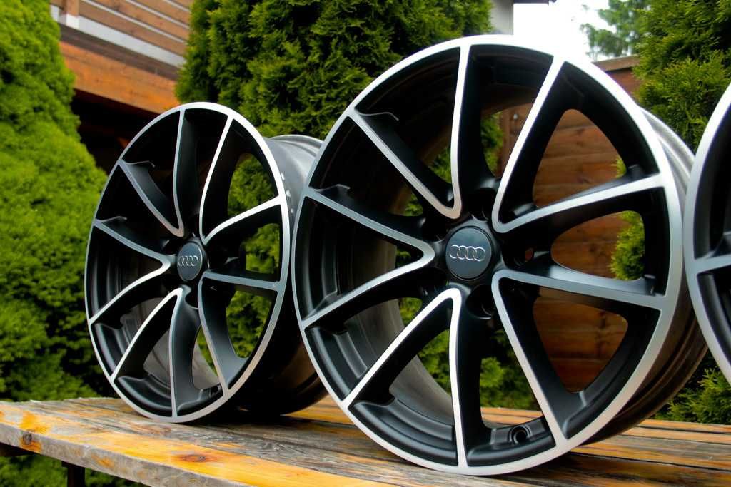5x112 17 cali Audi A3 A4 A5 A6 A7 A8 CZARNE CNC jak nowe