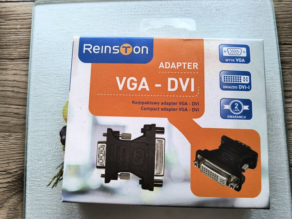 Adapter VGA-DVI kompaktowy adapter