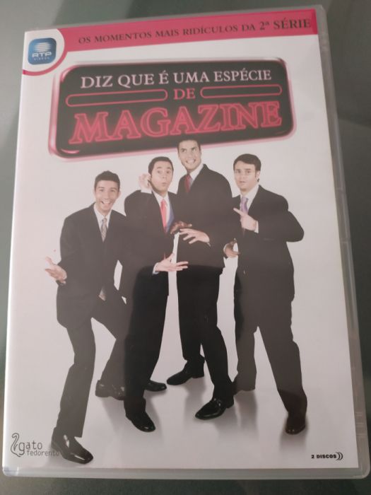 DVD "Gato Fedorento - Diz que é uma espécie de magazine" - 1ª + 2ª sér