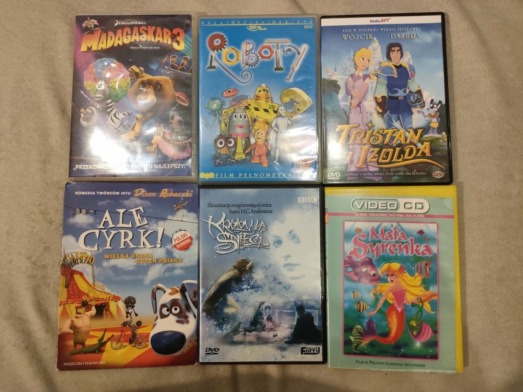 Zestaw 21 bajek dla dzieci na DVD
