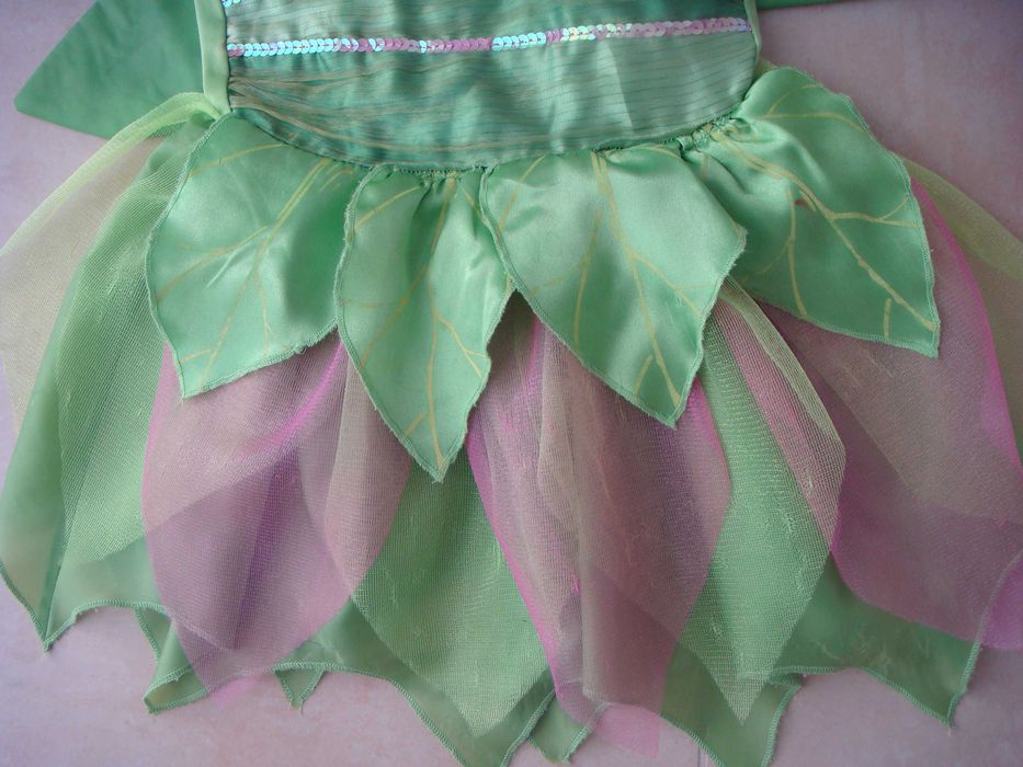 strój karnawał przebranie elf wróżka księżniczka DZWONECZEK 98/104