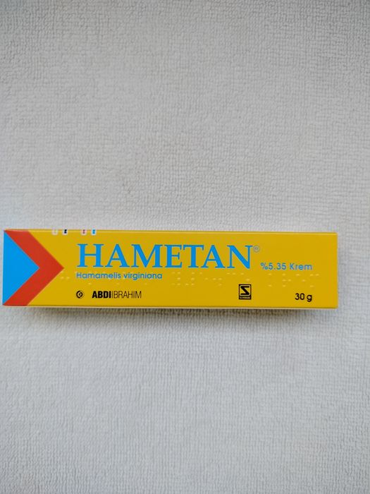 Hametan orginalny krem z Turcji -30g  żółty