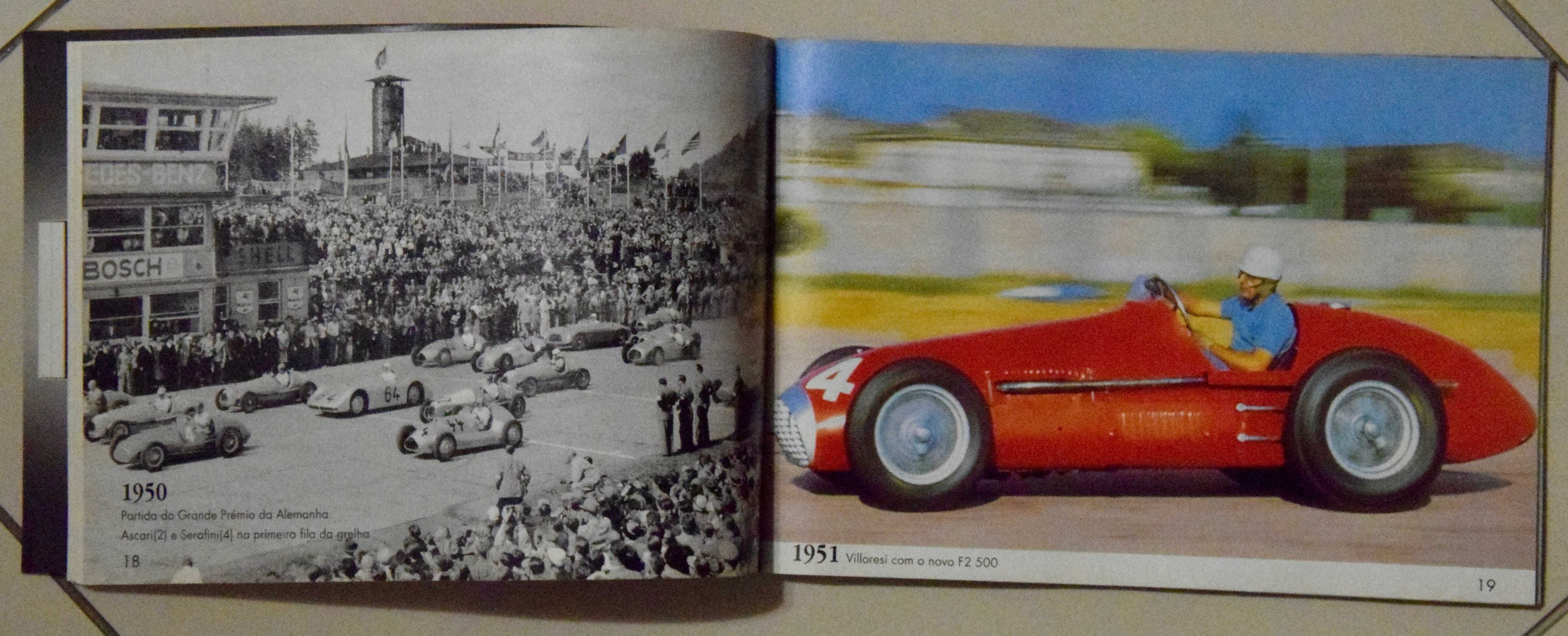Livro "Ferrari in Racing" (em português)