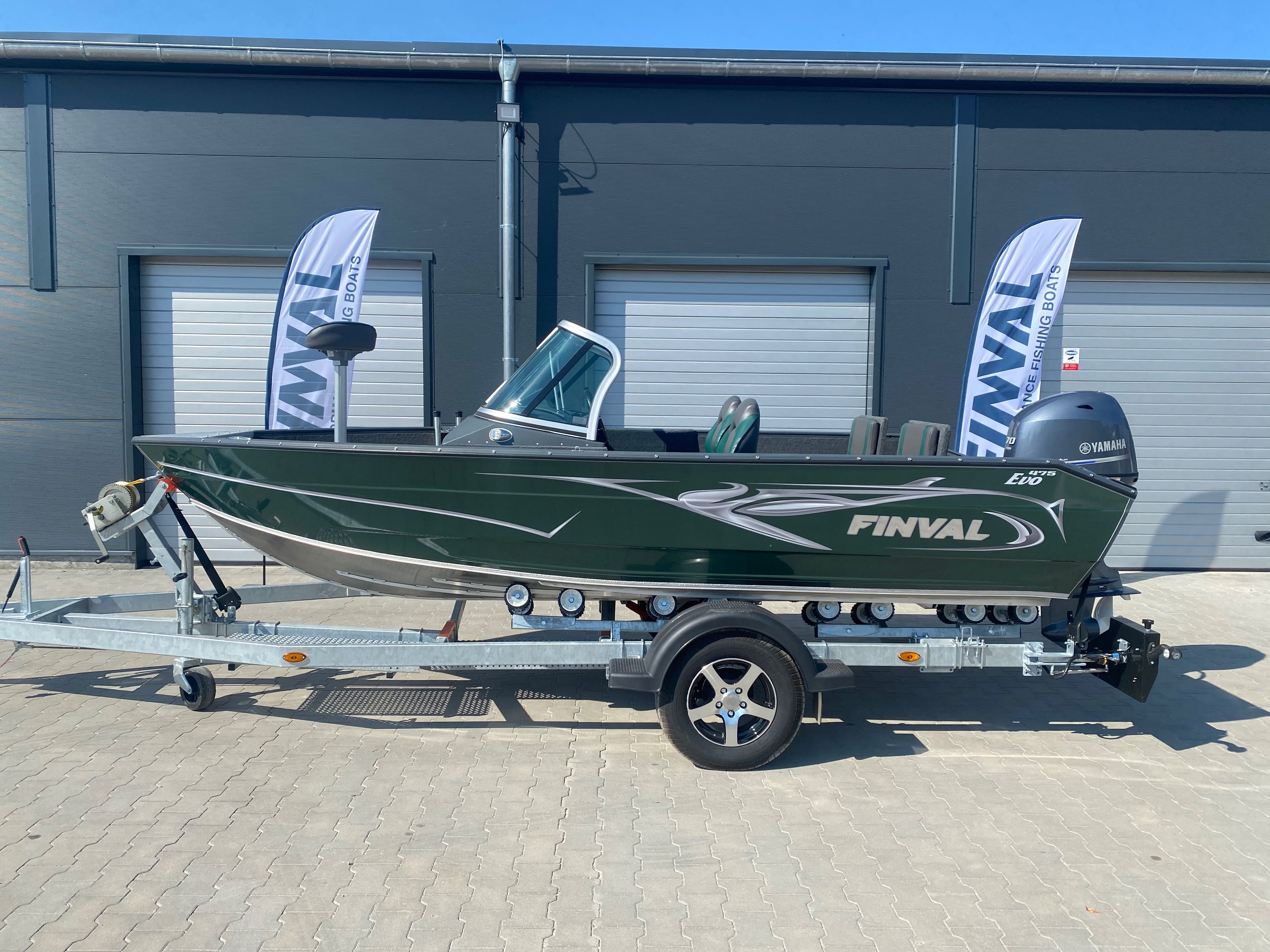 Aluminiowa łódź Finval 475 Evo Yamaha F70AETL - Dostępna od ręki