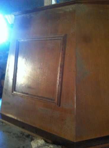 Móvel de exaustor antigo