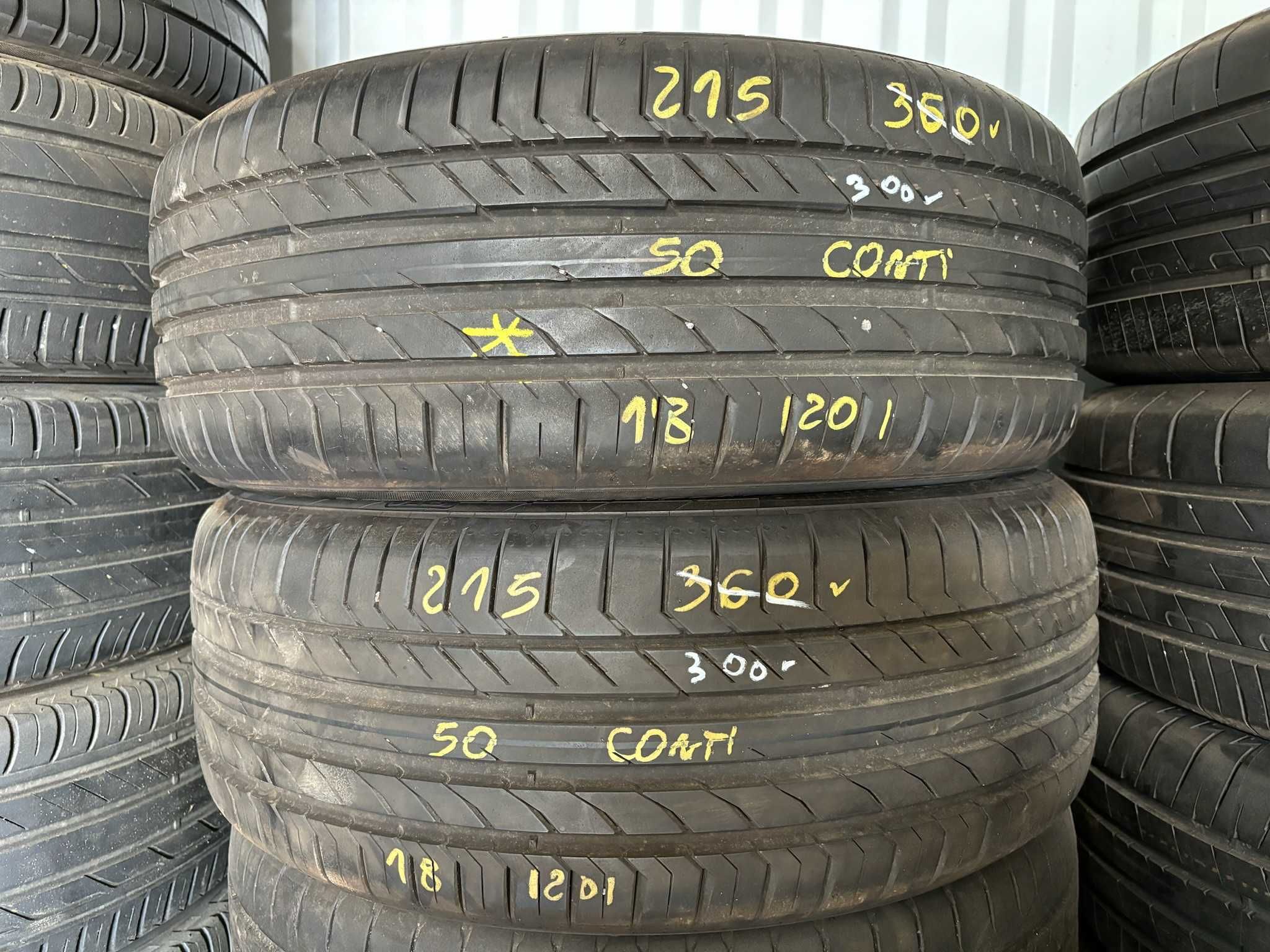 2X Opony Letnie 215/50R18 92W CONTINENTAL ContiSportContact5 8MM 2020R