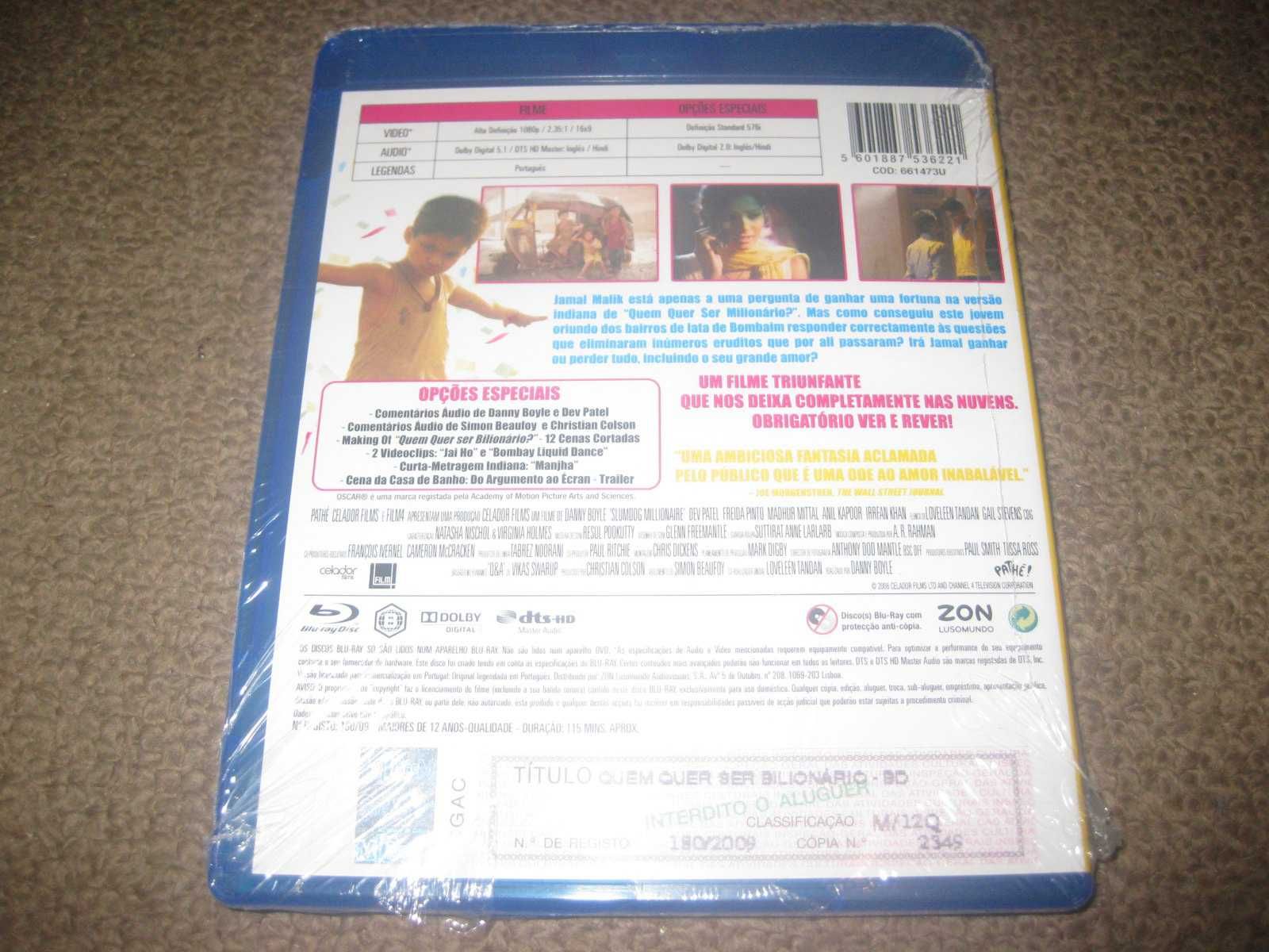Blu-Ray "Quem Quer Ser Bilionário?" de Danny Boyle/Selado!