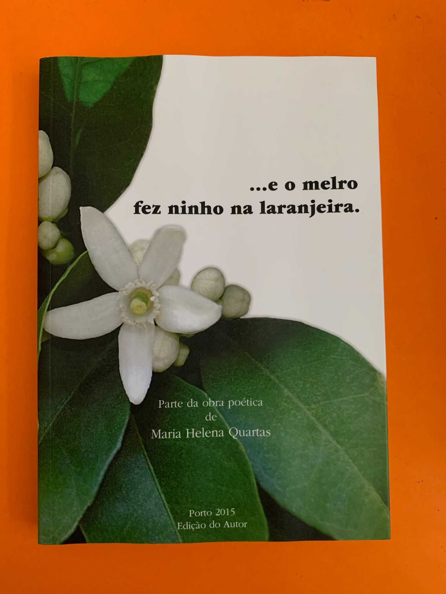 …e o melro fez ninho na laranjeira. - Maria Helena Quartas