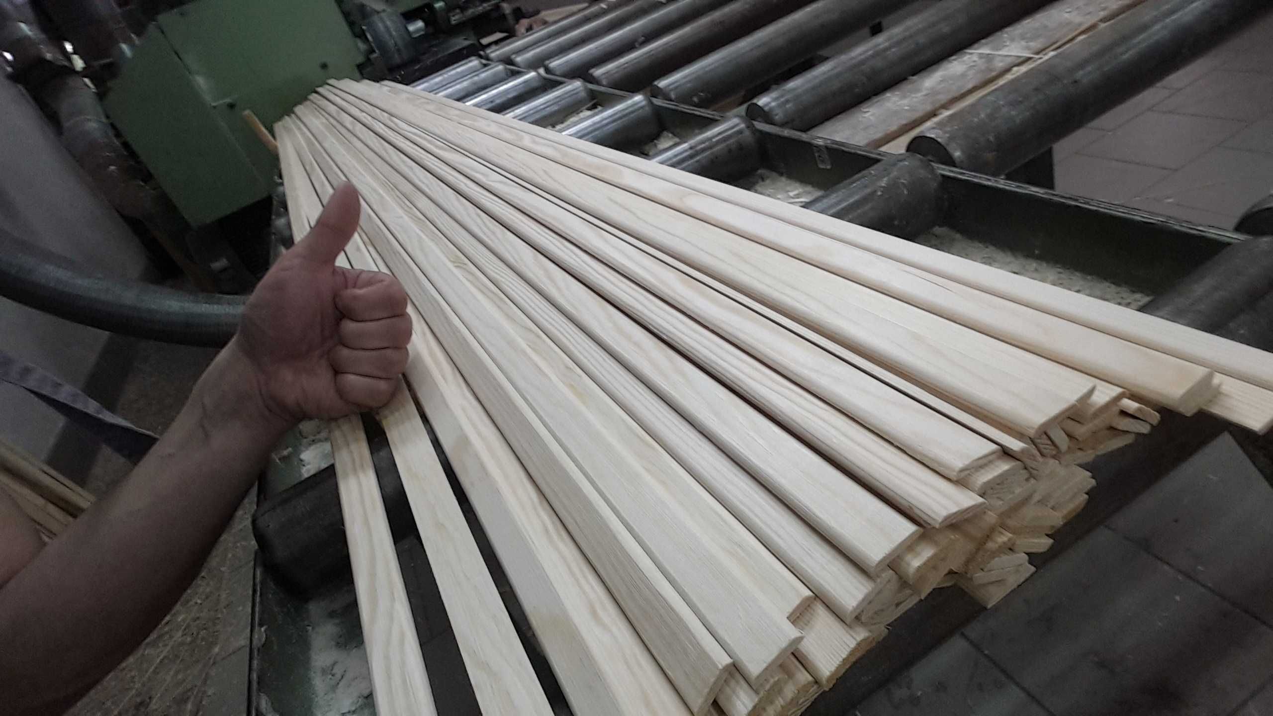 Listwa maskująca 5x22 mm drewniana maskownica opaska  wykończeniowa