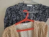 2x Jane misimi navy blue I sand S sukienka ciążowa I do karmienia