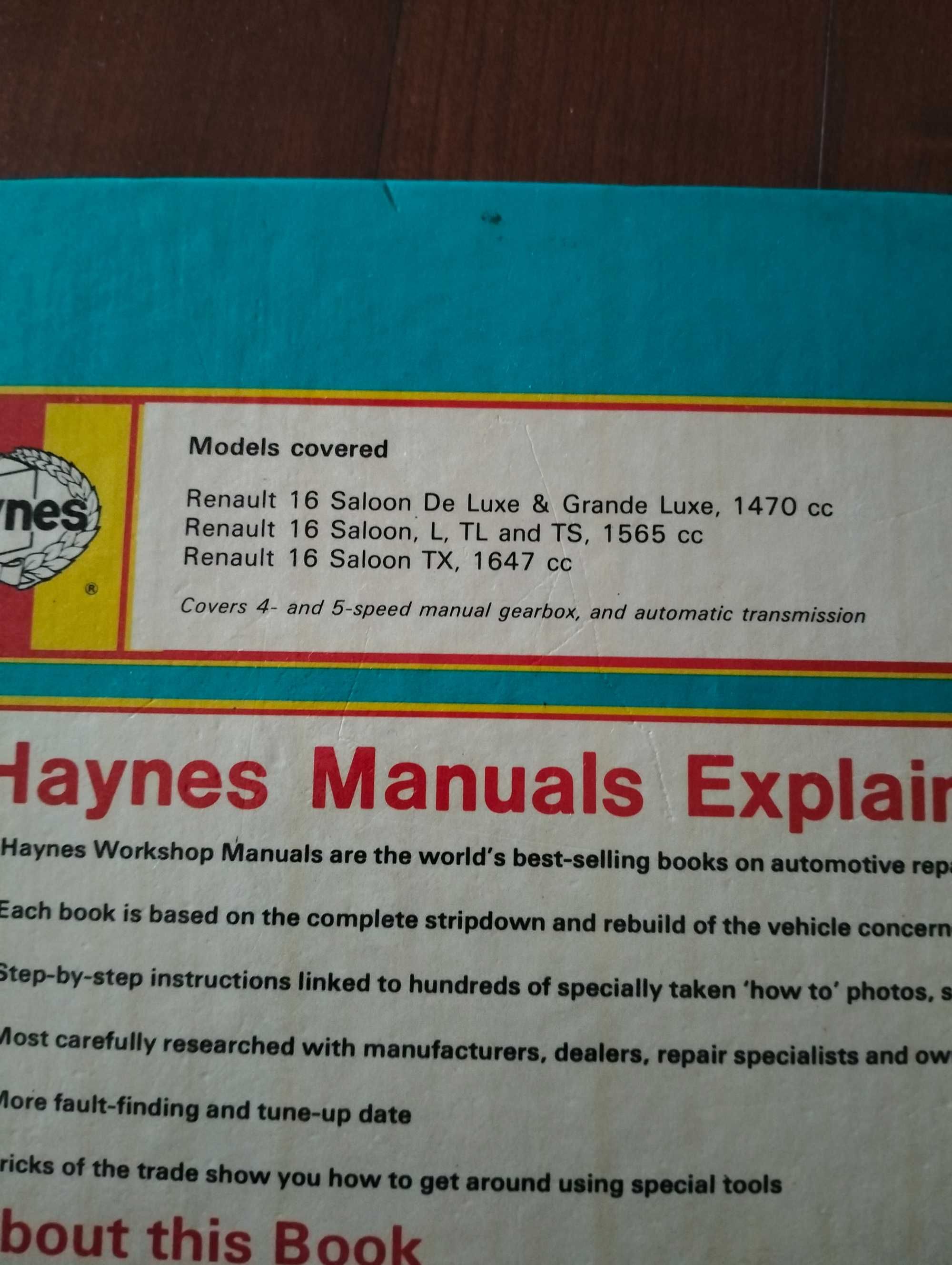 Haynes - Renault 16