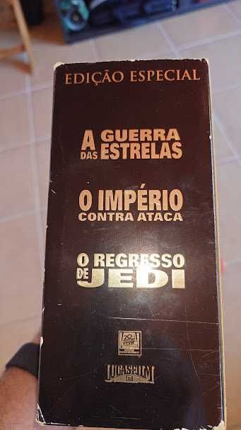 Trilogia Guerra das Estrelas Edição Especial Gold VHS