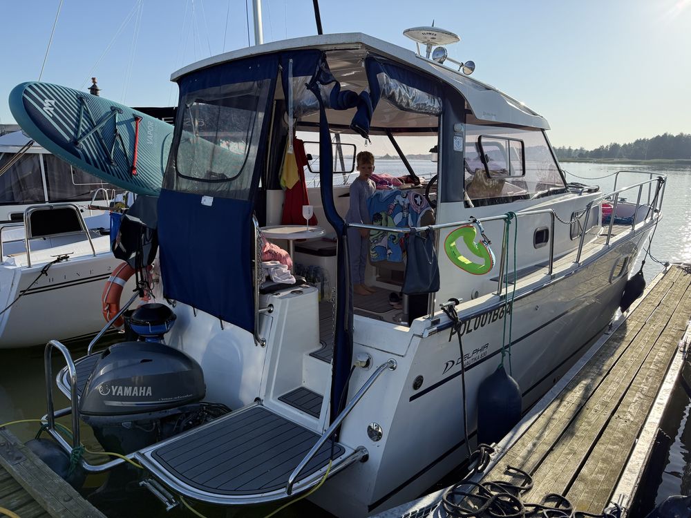 House boat jacht Nautica 830 salon Polska prywatna zamiana
