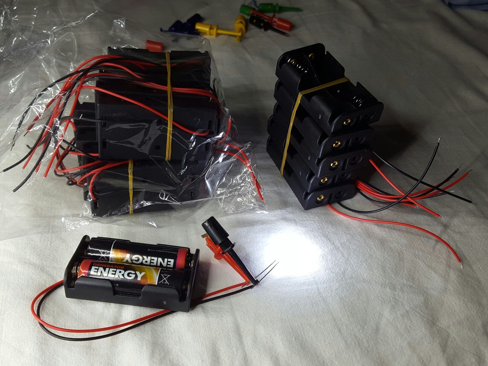 Холдеры, холдери, АА х2, 3В (1.5V x2), для батареек, светодиод, свечка