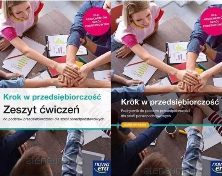 /NOWA/ Krok w przedsiębiorczość Podręcznik + Ćwiczenia Nowa Era