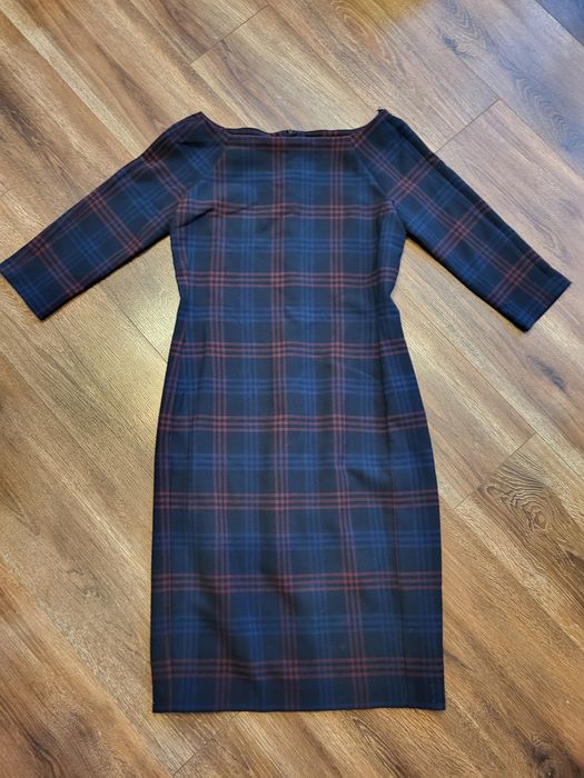 Sukienka w kratę zara woman 40 L