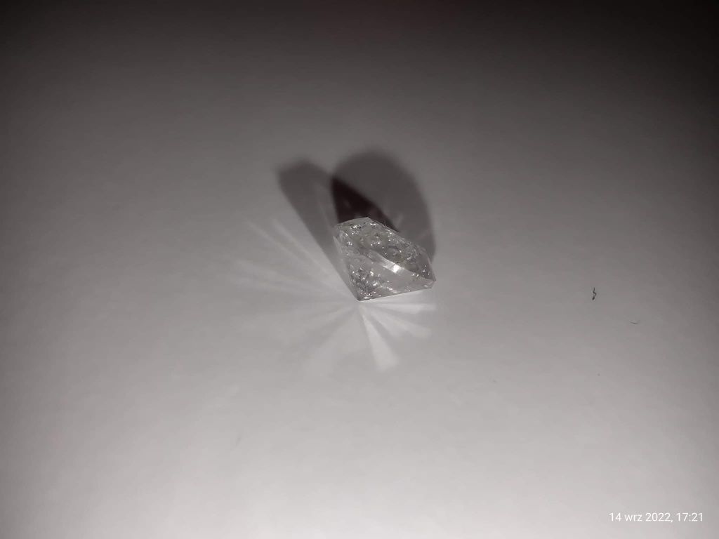 brylant 0.96 ct, diament naturalny, certyfikat