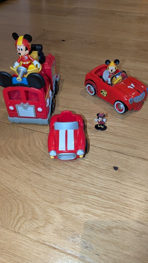 Zestaw pojazdów samochód myszka Mickey Miki