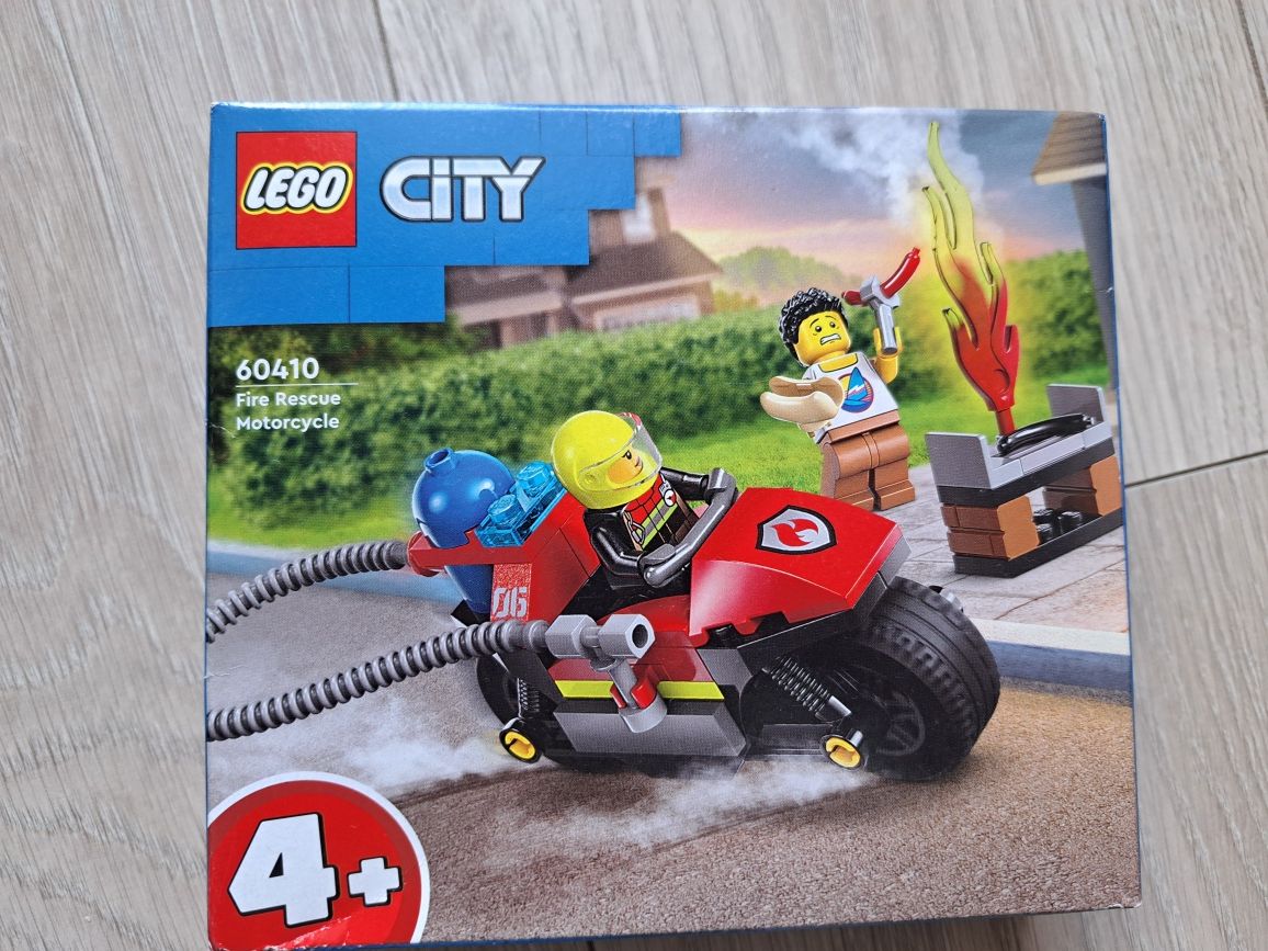 Lego strażacki motocykl ratunkowy 60410 lego city