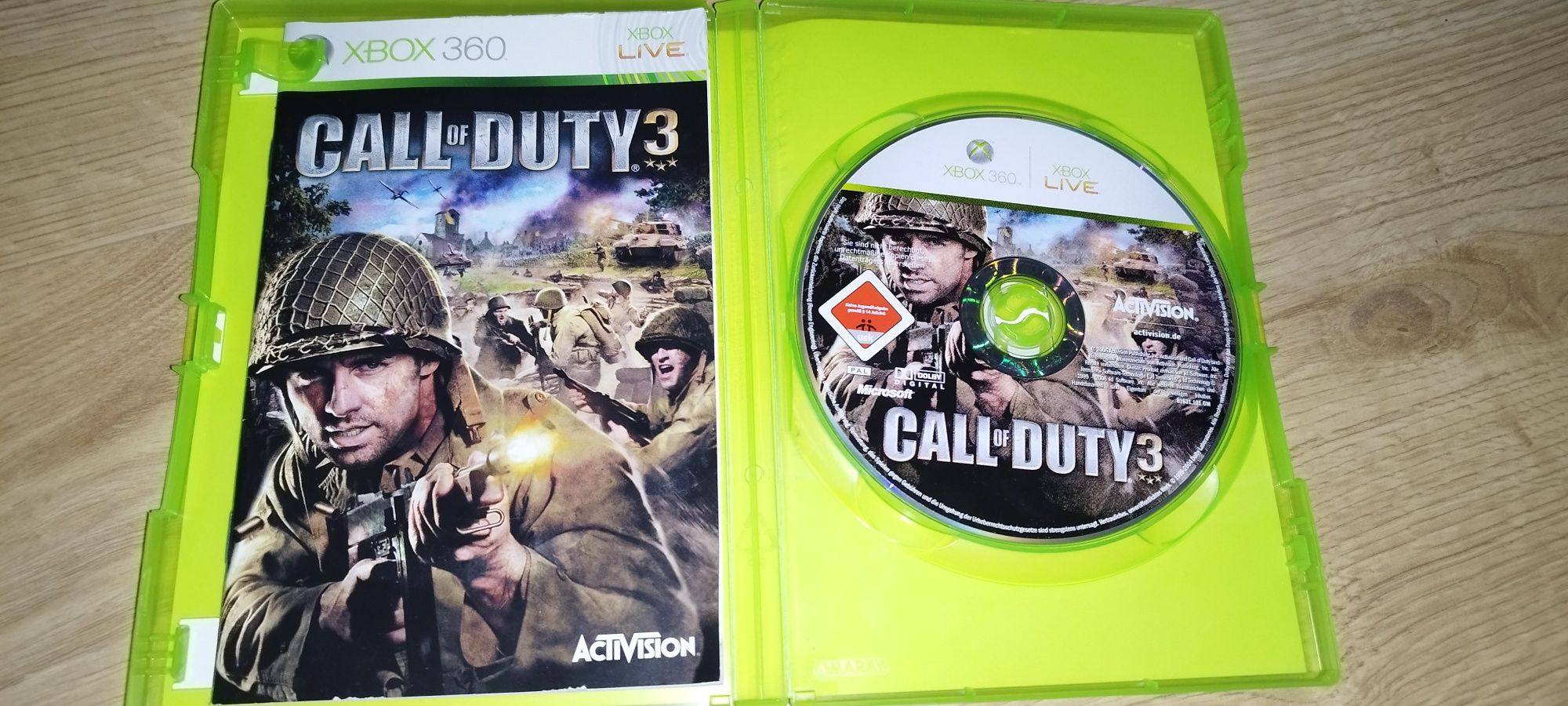 Call Of Duty 3 wersja niemiecka Xbox 360 DE.