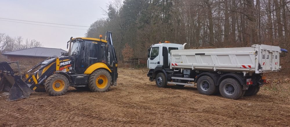 Usługi transportowe wywrotka Słupsk, prace ziemne, piasek, ziemia