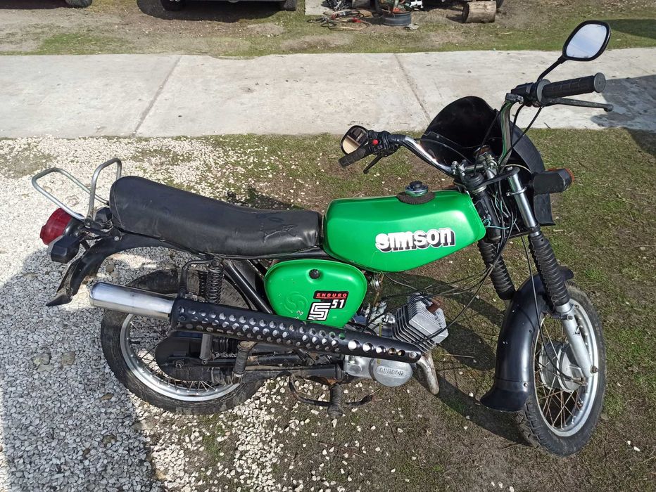 Simson S51 enduro, zarejstrowany 85r