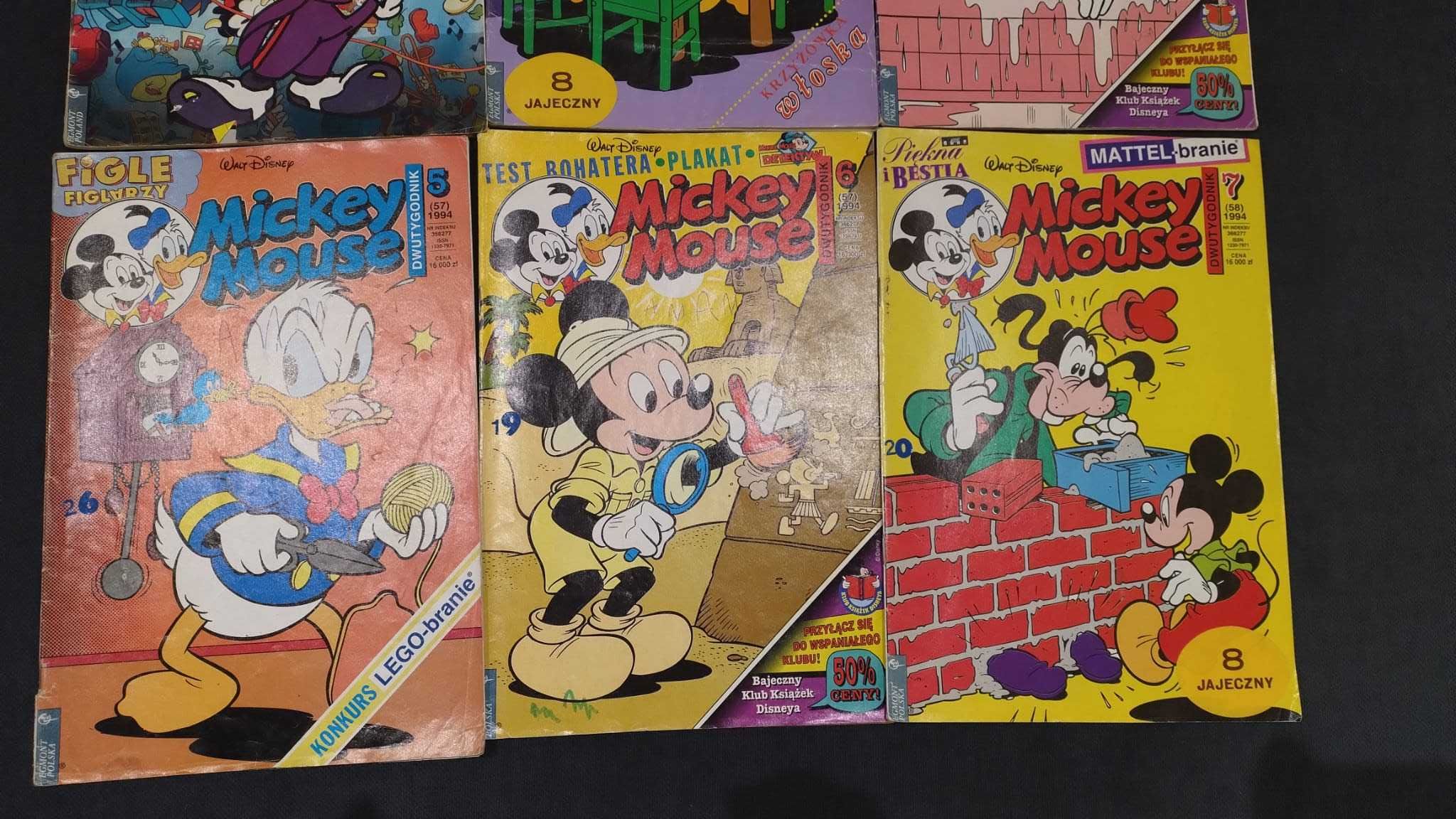 Komiks Mickey Mouse - 3 numery (1993/1994)