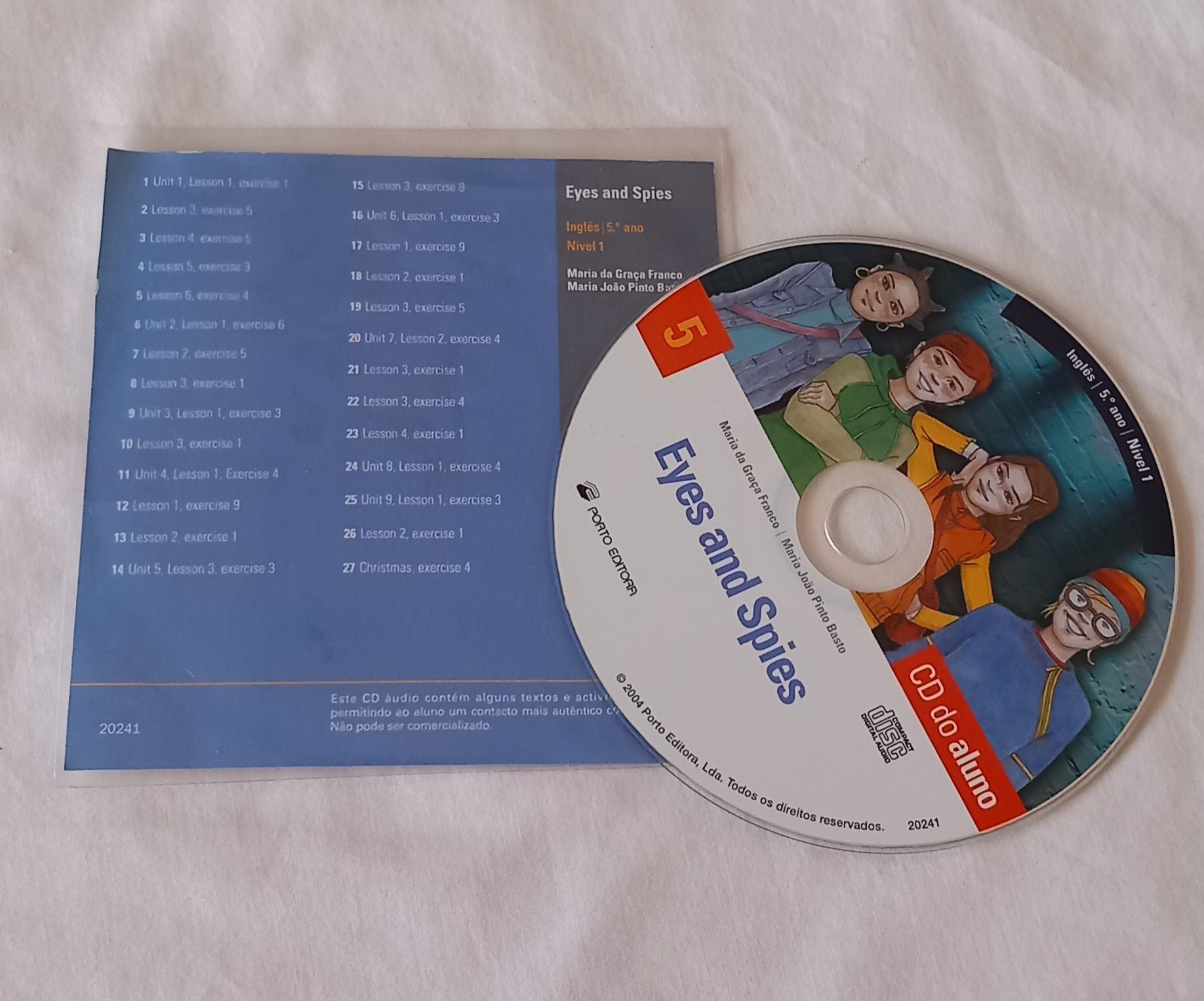 Cd inglês Eyes and Spies 5°ano nível 1 3€