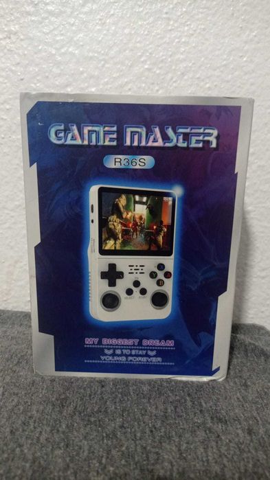 Consola Portátil R36 - Game Master - Roxo - Nova!!
