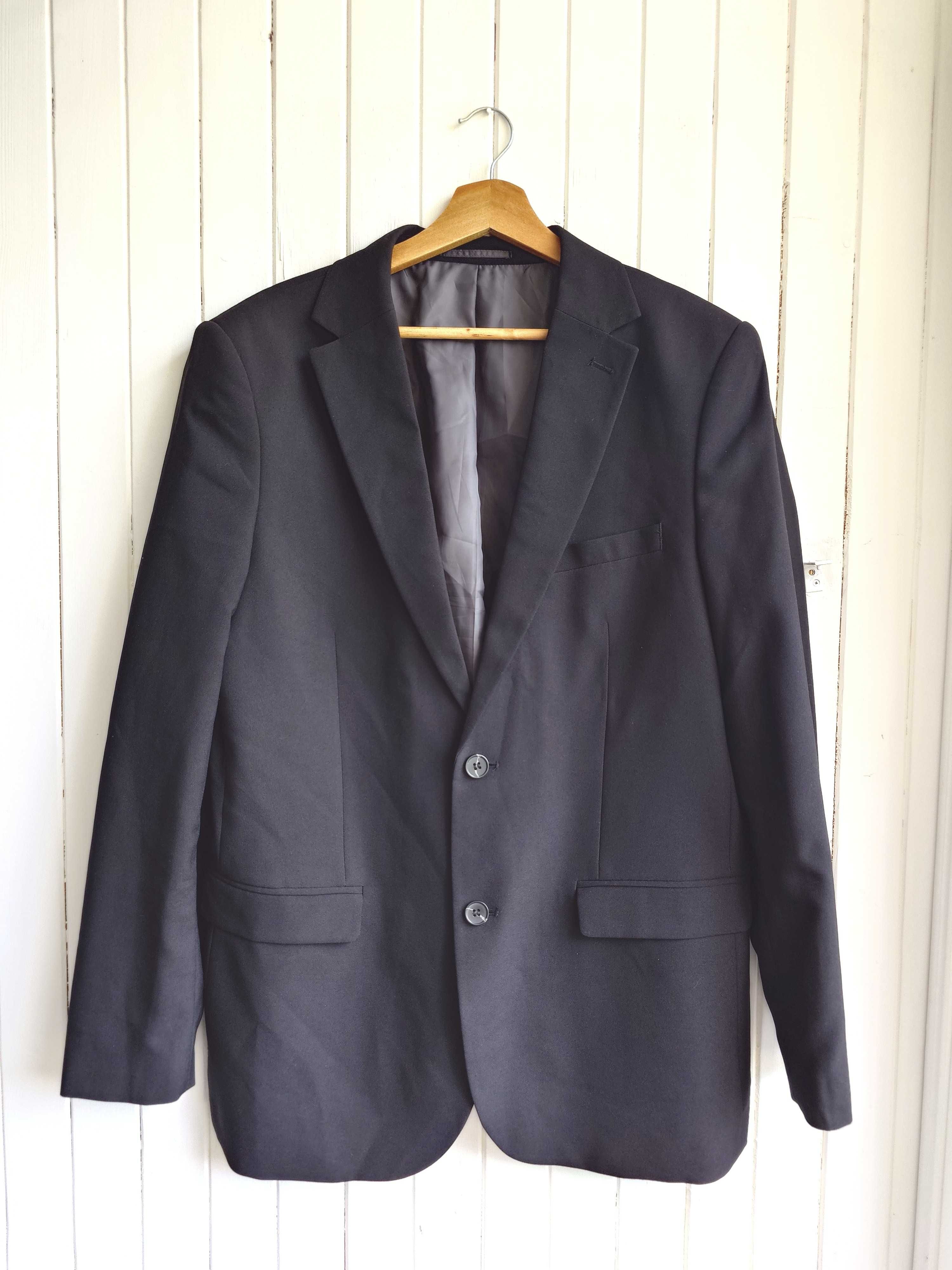 Męska czarna marynarka George – Regular Fit 40R