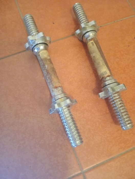 Conjunto de halteres com rosca