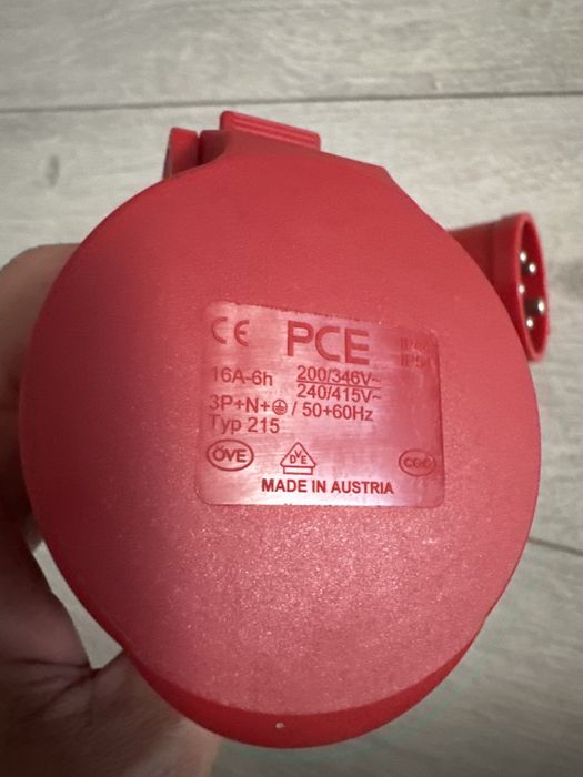 Wtyczka komplet 16A ze zmiana faz